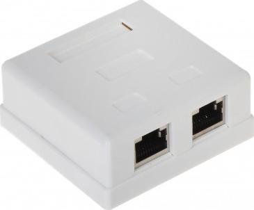 GNIAZDO ZAKOŃCZENIOWE RJ45-2G5/6 PODWÓJNE