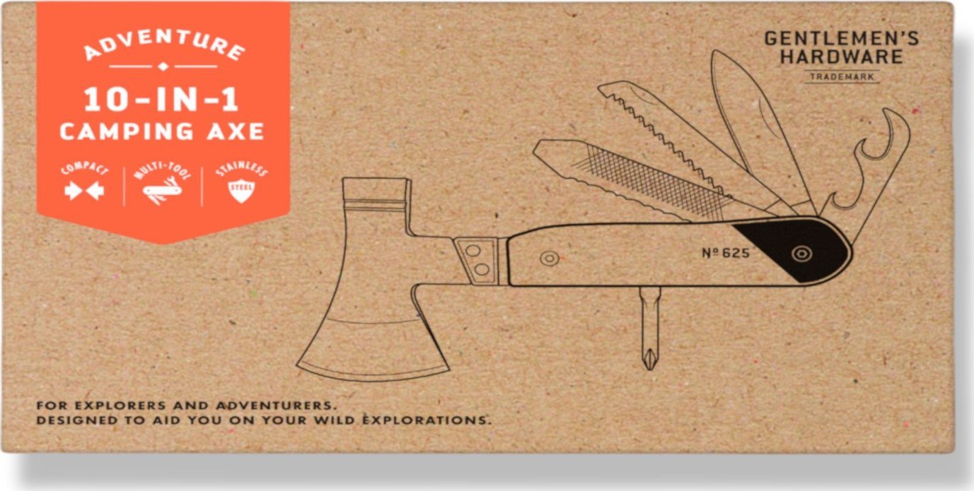 Gentlemens Hardware Multitool z toporkiem - 10 w 1 Kraft | GENTLEMENS HARDWARE