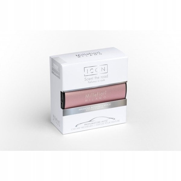 Millefiori Icon Car Air Freshener Magnolia Blossom & Wood Classic Pink