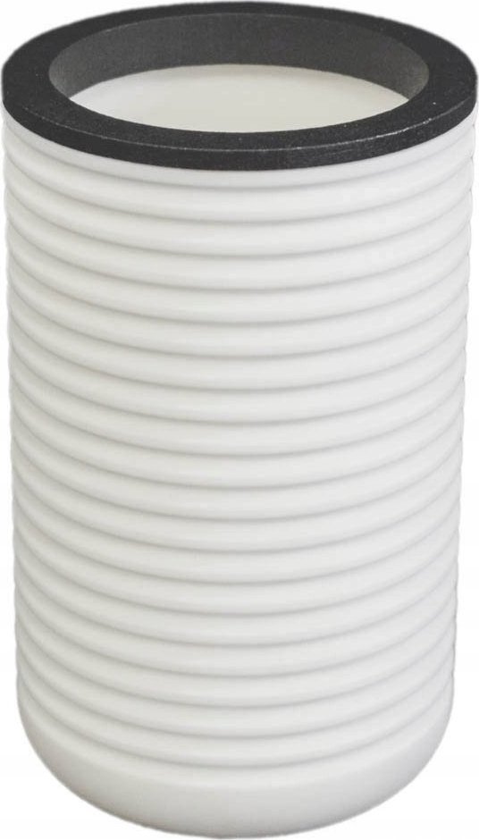 Sepio Kubek pojemnik na szczoteczkę do zębów łazienkowy ciekawy solidny biały