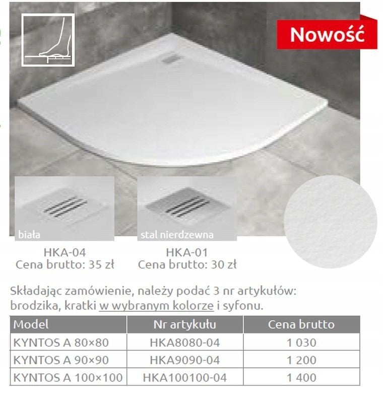 KYNTOS KRATKA DO BRODZIKA WHITE