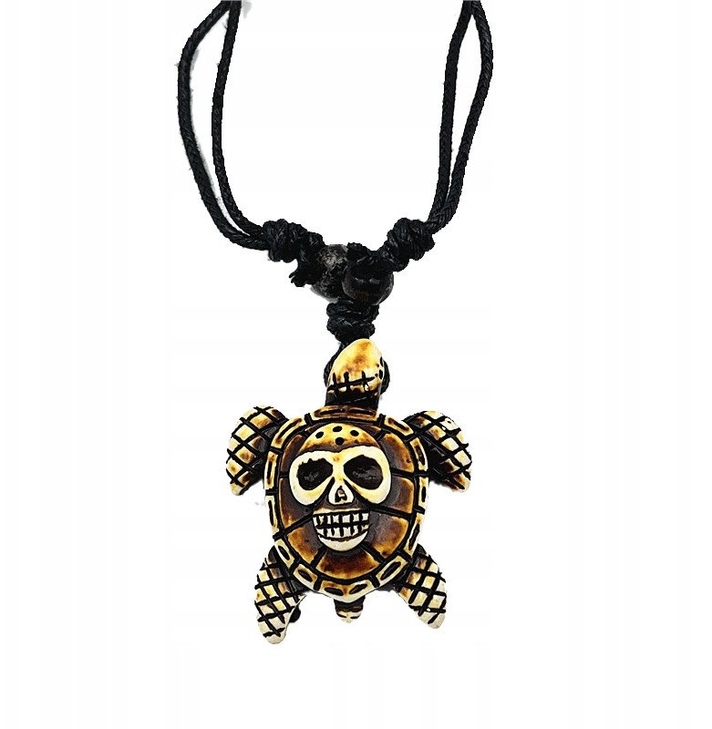 NASZYJNIK Żółw MORSKI ZAWIESZKA KITE Windsurfing Rzemyk PLEMIENNY Żółwik M