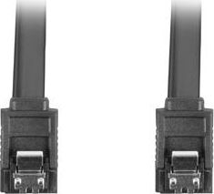 Lanberg SATA - SATA, 0.7m, Czarny (CA-SASA-14CU-0070-BK)
