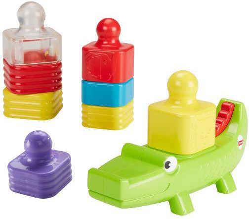 Fisher Price Krokodylek + Klocki do układania (382458)