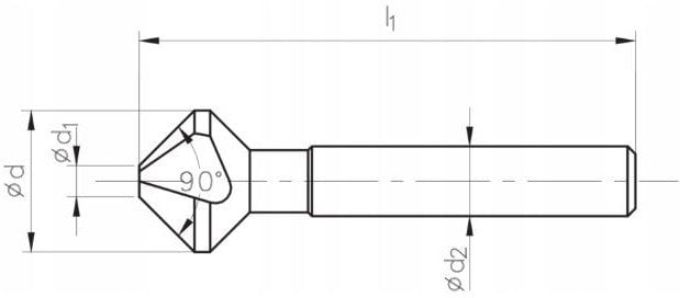 POGLEBIACZ DIN 335-C 90''*6.3 HSSE