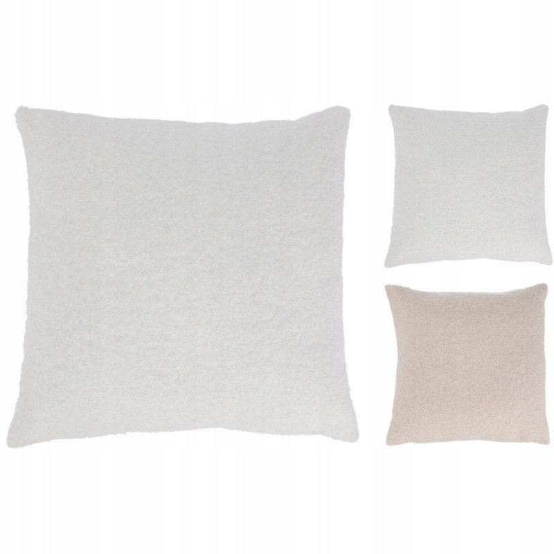 Koopman Poduszka dekoracyjna z sztucznego futra 43x43cm Kwadratowa