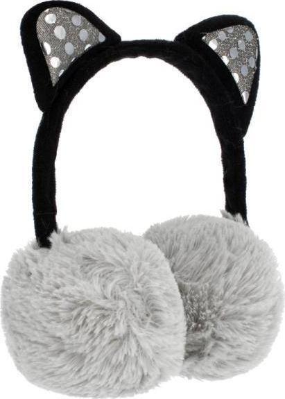 Starpak NAUSZNIKI KOT SZARE