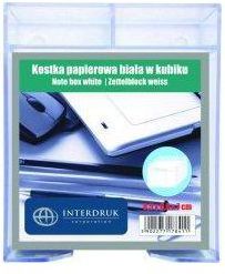 Interdruk Kostka papierowa biała 85x85x70 mm w kubiku (162911)