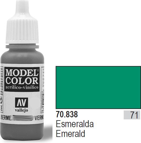 Vallejo Farba Nr71 Emerald Matt 17ml - 70838