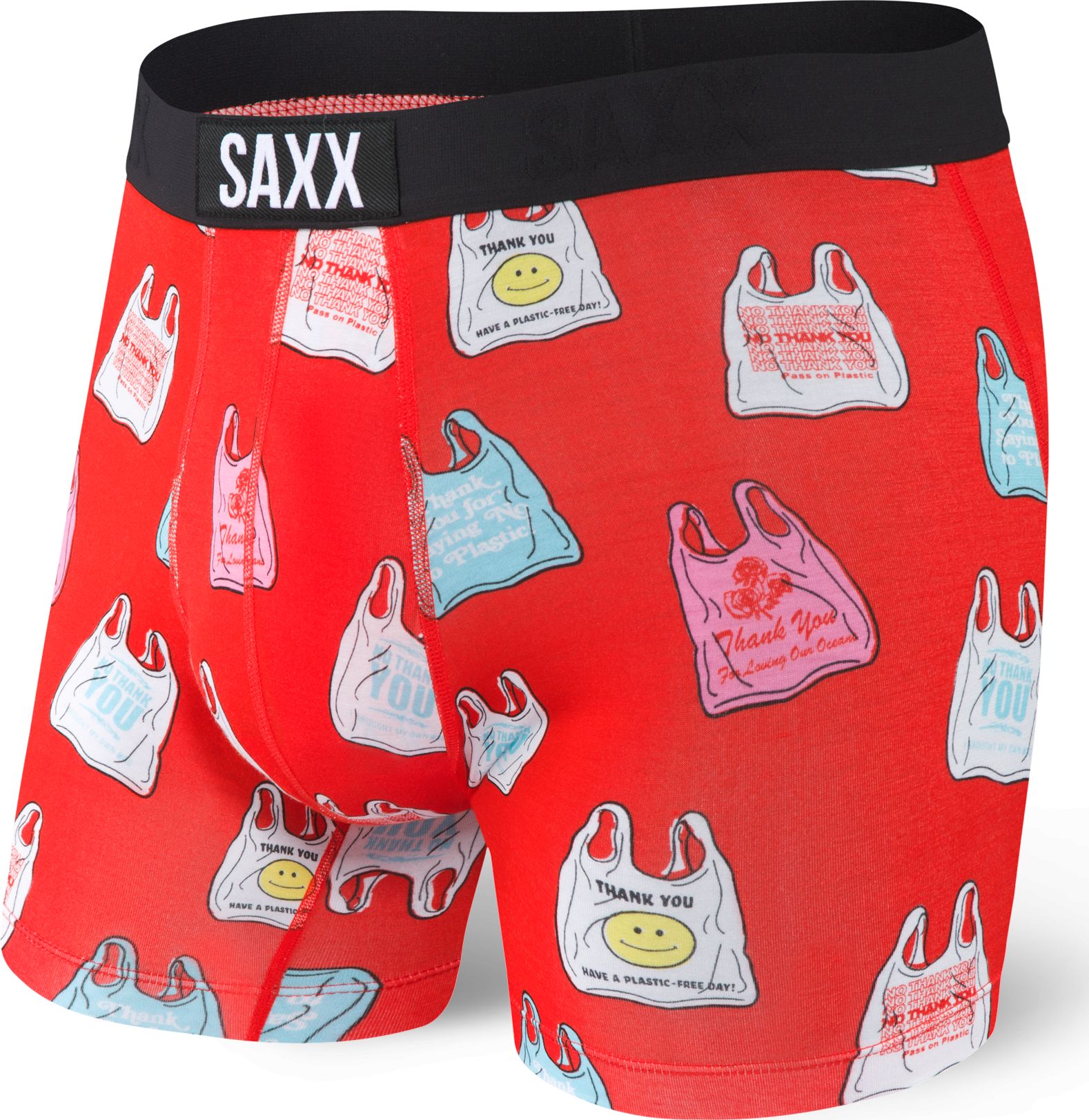 SAXX VIBE BOXER BRIEF RED NO THANK YOU S