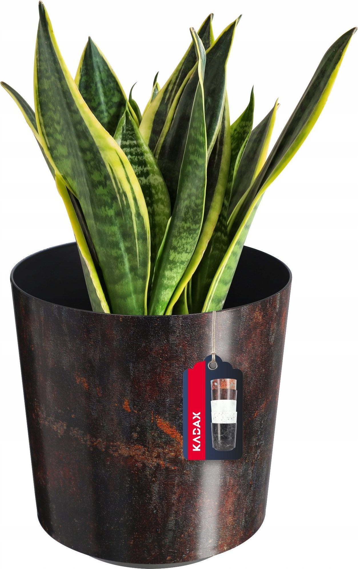 Kadax Doniczka Osłonka Na Doniczkę Kwiaty Rdzawa 19x20cm