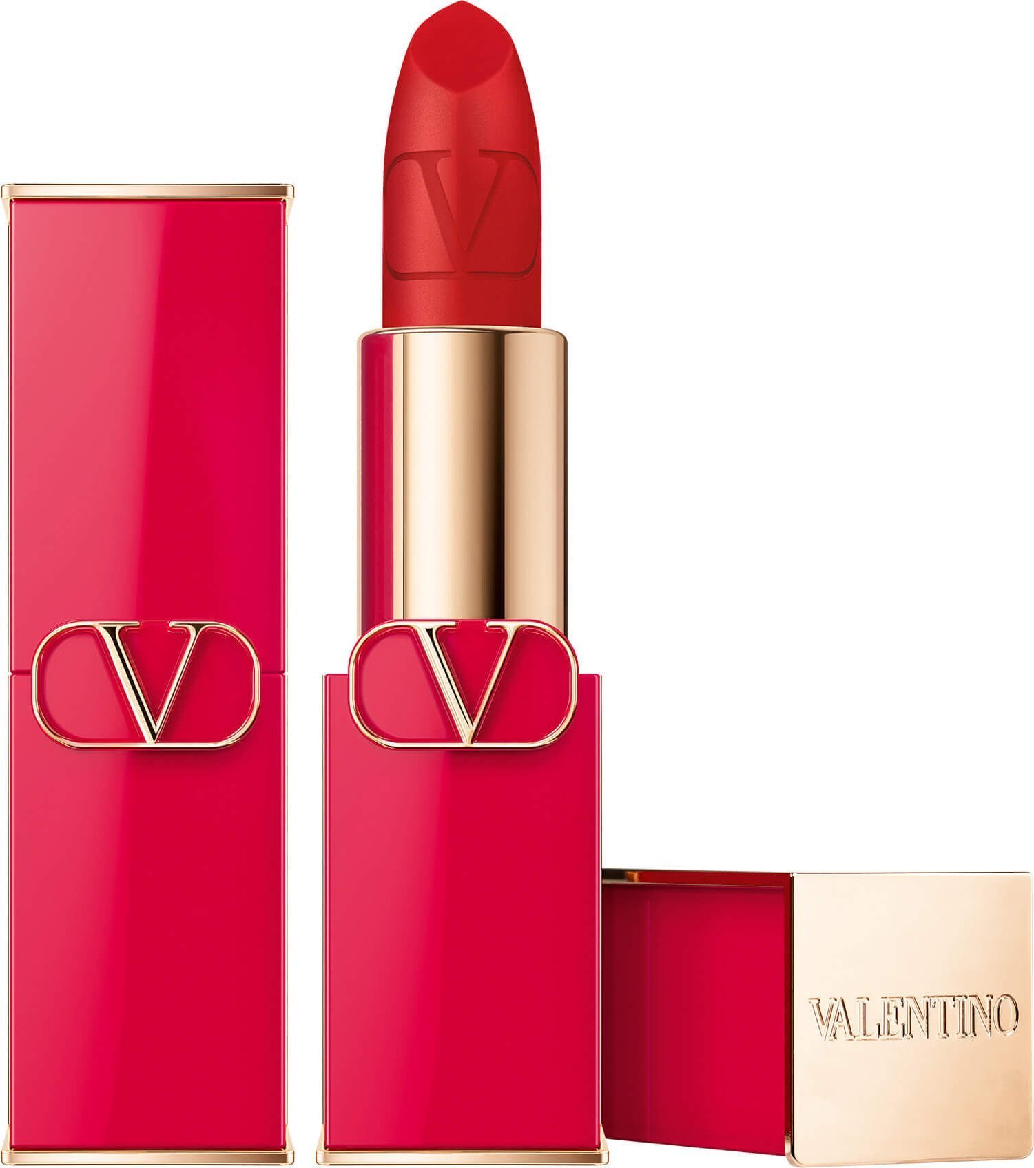 Valentino Valentino, Rosso, Matte, Cream Lipstick, 211A, Refillable, 3.5 g For Women