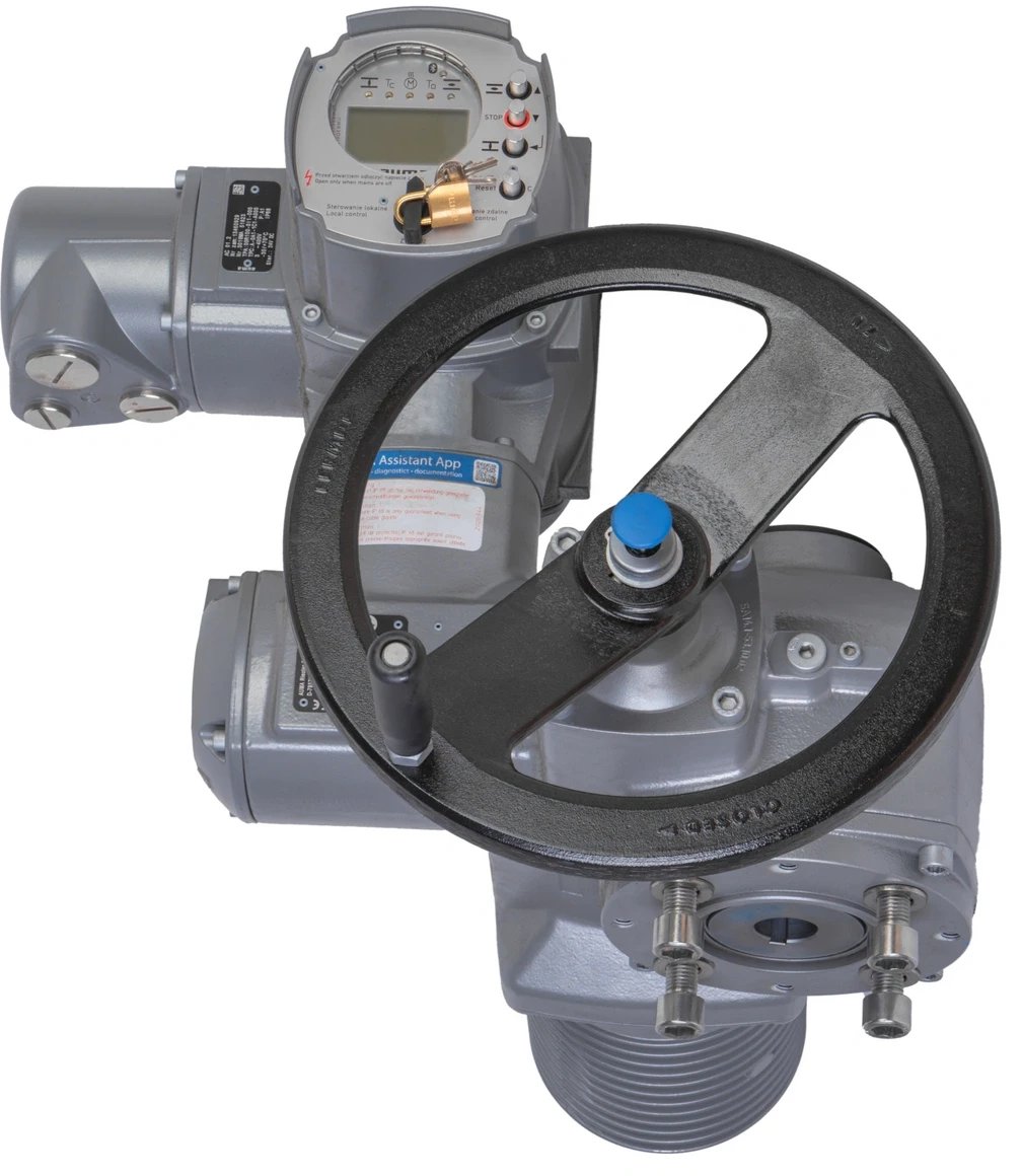 Napęd wieloobrotowy ON/OFF SA 14.2 Sterownik AUMATIC AC01.2 3ph/400V/50Hz S2-15min kl A,B F14 B3 250Nm 32obr