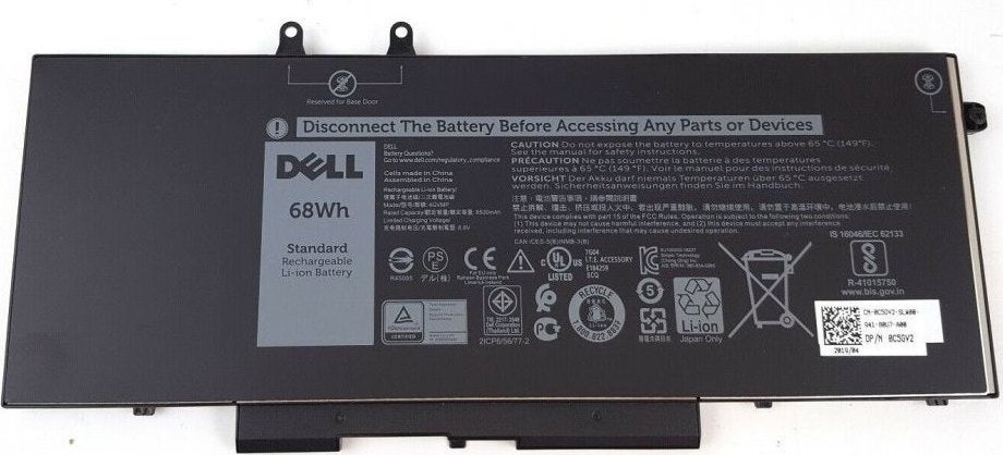 Bateria Dell BTRY,PRI,68WHR,4C,LITH,SMP