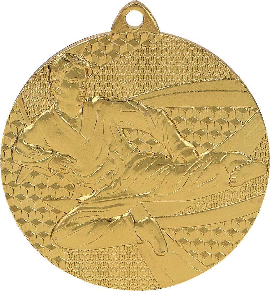 Tryumf Medal złoty- karate - medal stalowy (MMC6650/G)