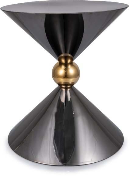 Stolik okrągły MIRA czarny Signal