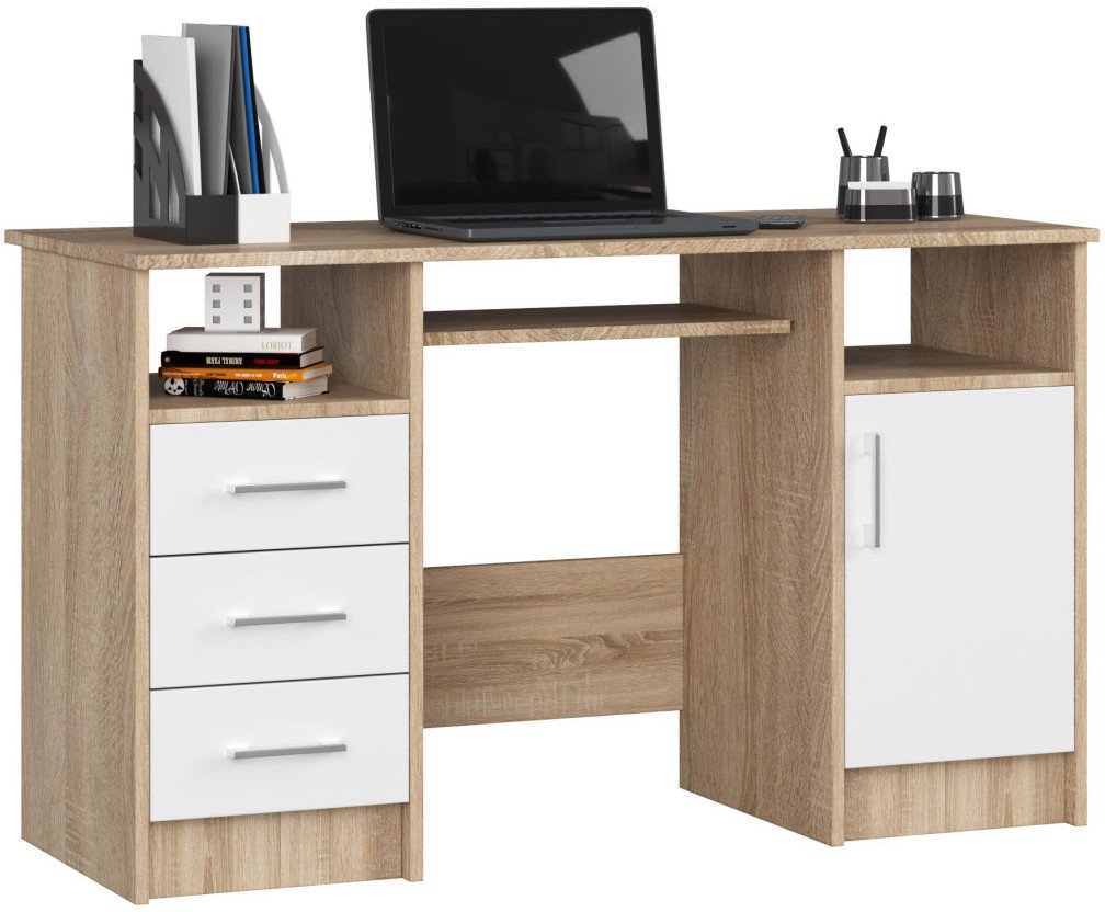 Biurko Fabryka Mebli Akord Ana Jasnobrązowe 124 cm x 52 cm