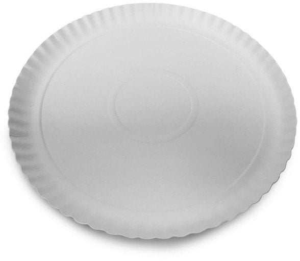 Papira paplates baltas komplekts 2 gab. Easy Bake Bio O34cm 8006043023169