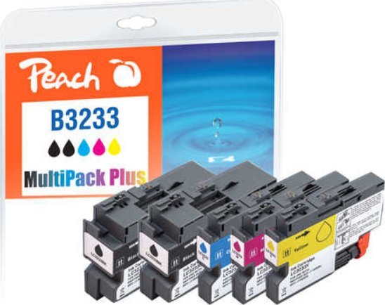 Peach Ink Economy Pack Plus 320995 (compatible with BROTHER LC-3233)