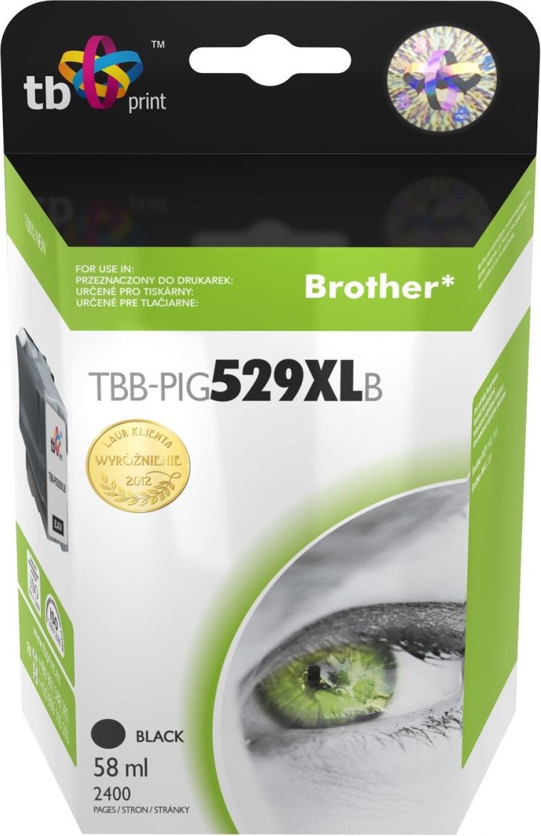 Tusz TB Print Brother LC529/539 PIG BK TBB-PIG529XLB (TBB-PIG529XLB)
