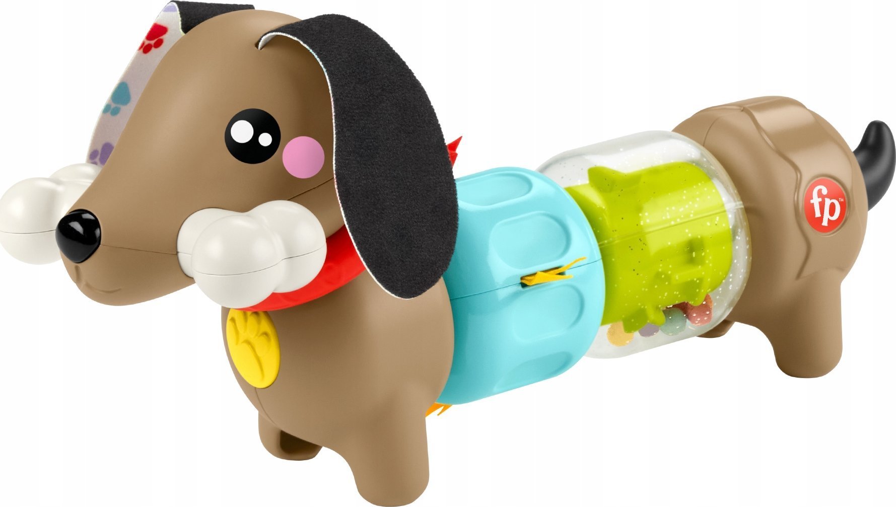 Fisher Price nteraktywna zabawka sensoryczna dla niemowląt jamnik FP Pets