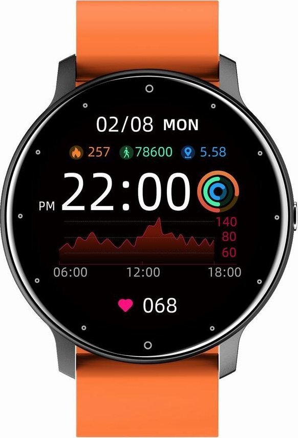 Smartwatch Gravity Asperia GT1-9 Pomarańczowy
