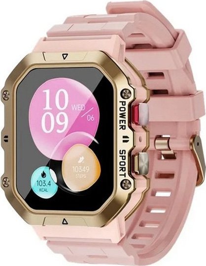 Smartwatch Rubicon Zegarek SMARTWATCH Rubicon RNCF28 różowy