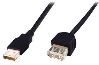 Kabel przedlużacz, USB2.0 , 1,8m