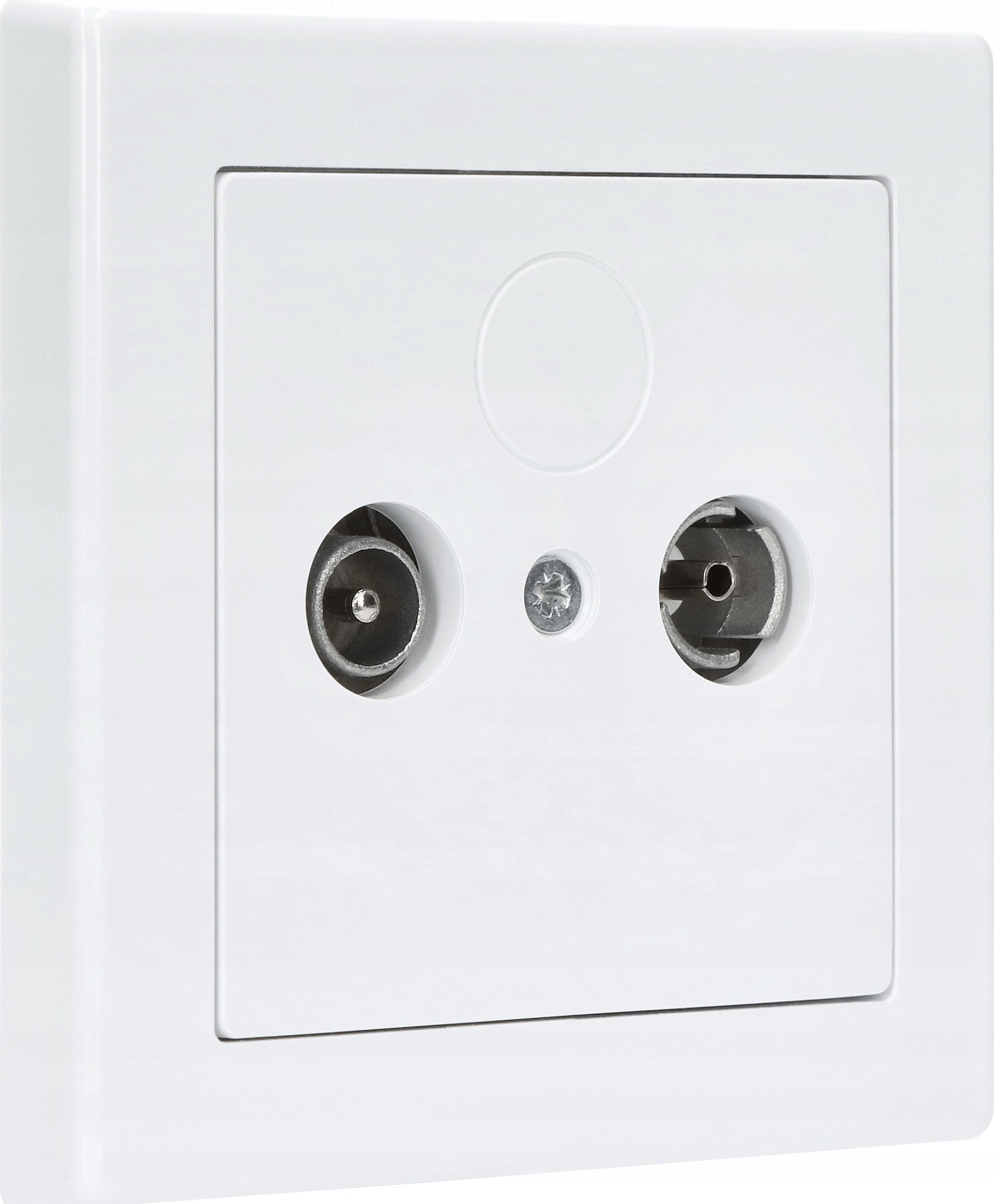 Timex Gniazdo antenowe RTV przelotowe JOWISZ biały