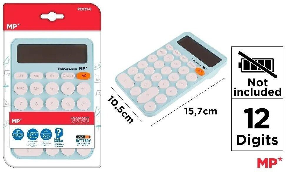 Kalkulator niebieski