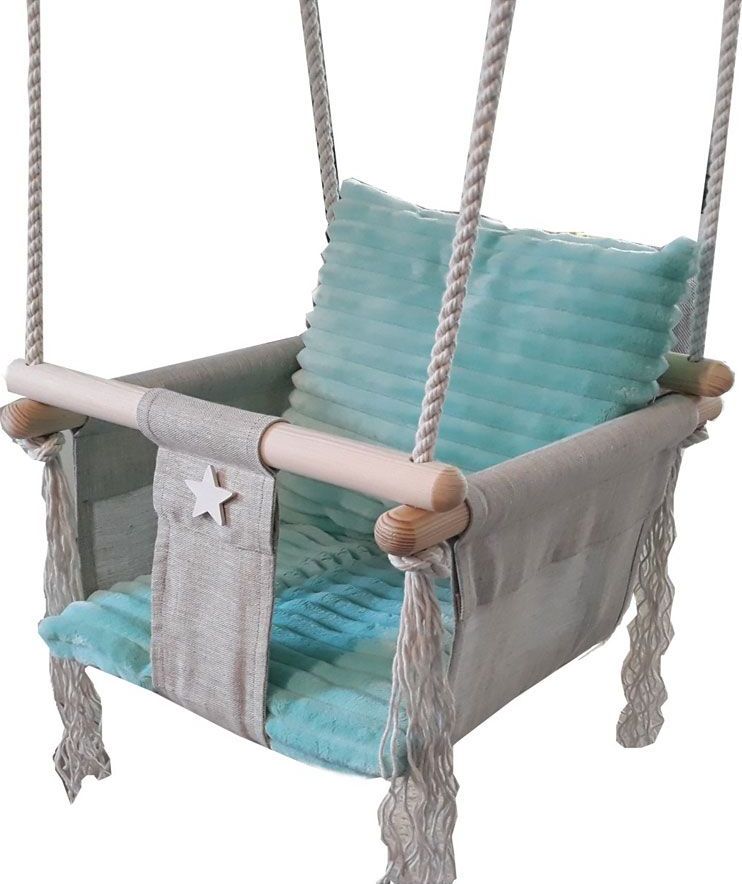 Huśtawka Elior Miętowa huśtawka dla dziecka - Rufi (E11364)