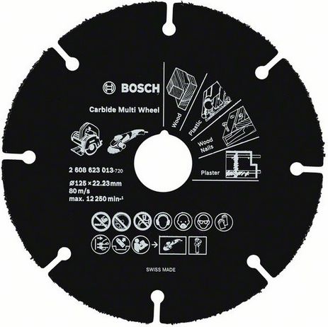 Bosch Tarcza tnąca z węglików spiekanych Multi Wheel 125mm (2.608.623.013)