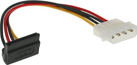 InLine Molex - SATA, 0.15m, Wielokolorowy (29670X)