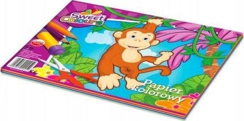 Zeszyt papierów kolorowych A5