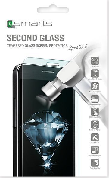 4smarts 4smarts Second Glass, Samsung, Galaxy A6 2018, Scratch resistant, Transparent, 1 pc(s)