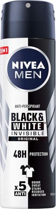 Nivea Dezodorant INVISIBLE Black&White spray męski 150ml