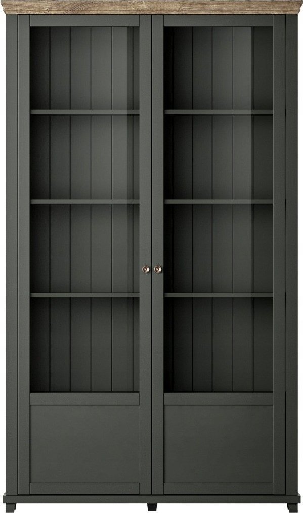 Helvetia Witryna odcienie zieleni mat 200 x 126 x 42 cm EVORA