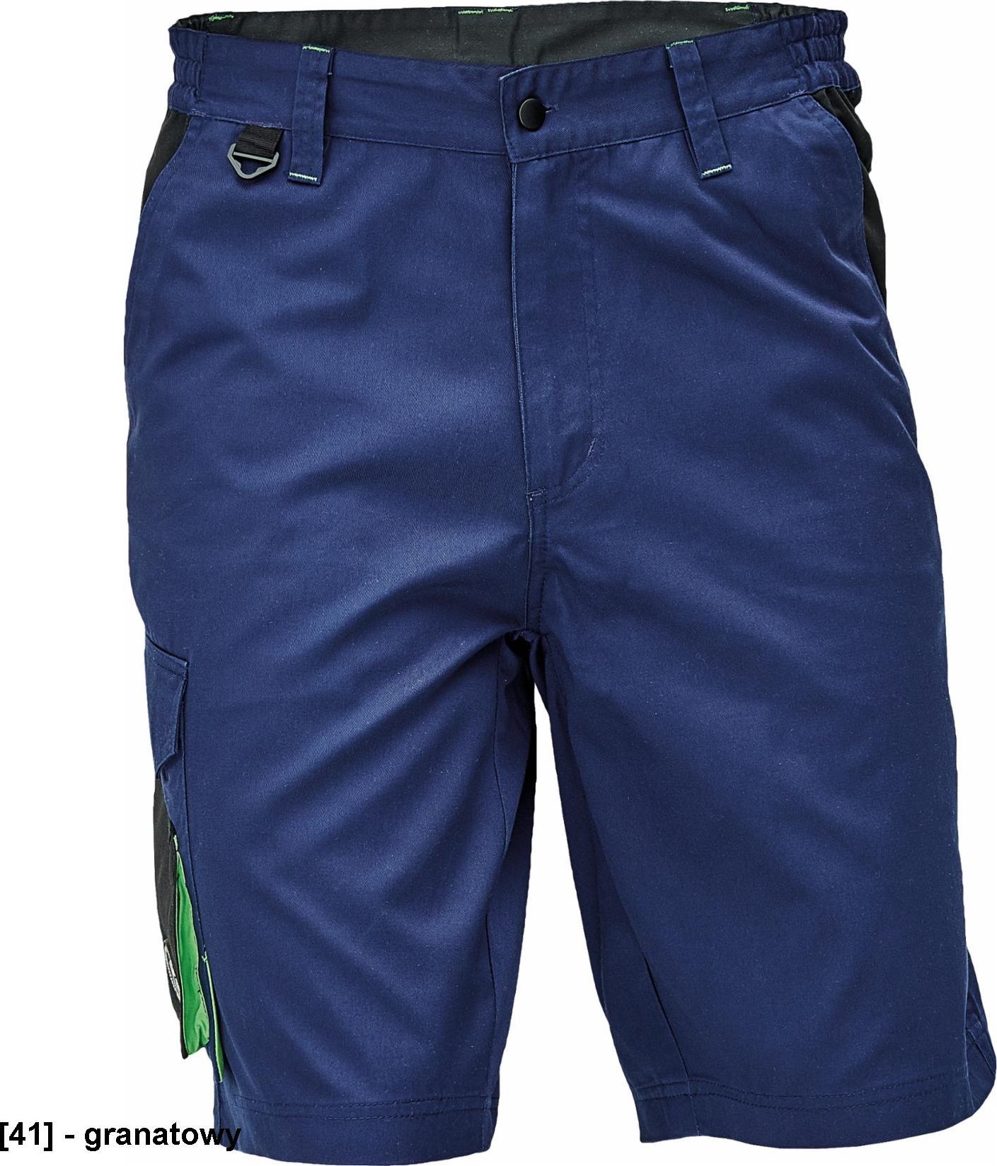 CERVA CREMORNE szorty - męskie szorty robocze, wytrzymała tkanina bawełnianiana, 60% bawełna, 40% poliester. 230 g/m2 - granatowy 50
