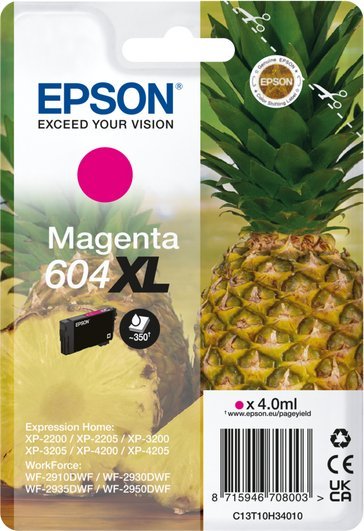 Tusz Epson Epson 604XL nabój z tuszem 1 szt. Oryginalny Wysoka (XL) wydajność Purpurowy