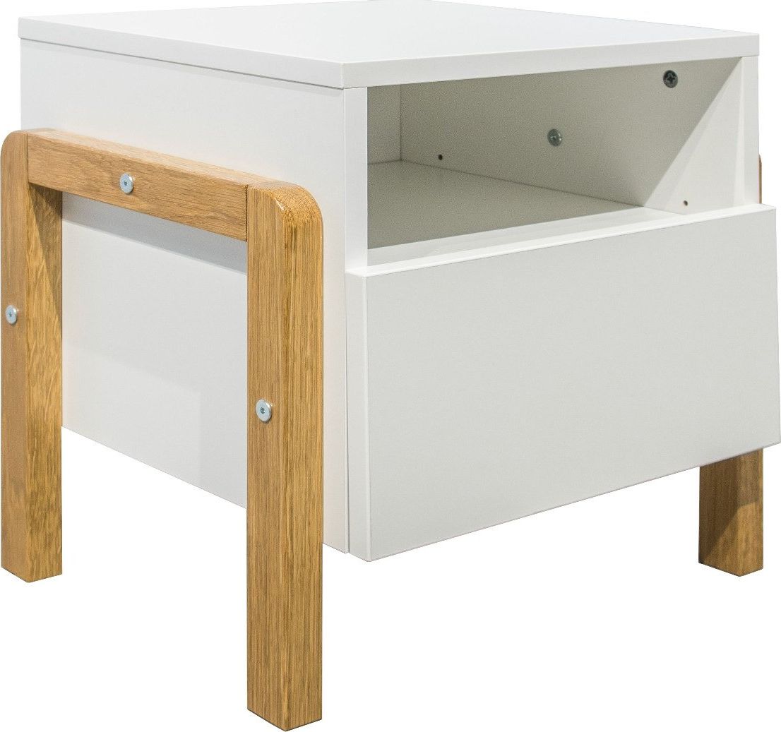 Kocot Kids Szafka nocna VICTOR biała/dąb