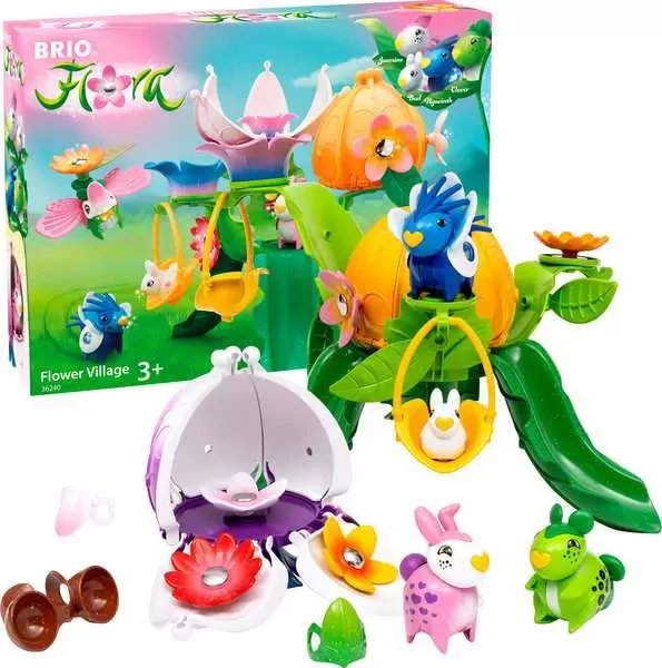 Ravensburger BRIO Flora - 36240 Zestaw startowy Blumendorf | Zestaw do zabawy dla dziewczynek i chłopców od 3 roku życia