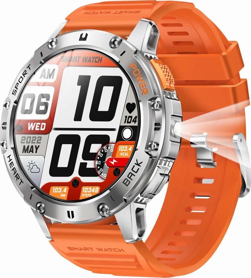 Smartwatch Gravity GT22-4 Pomarańczowy (GT22)