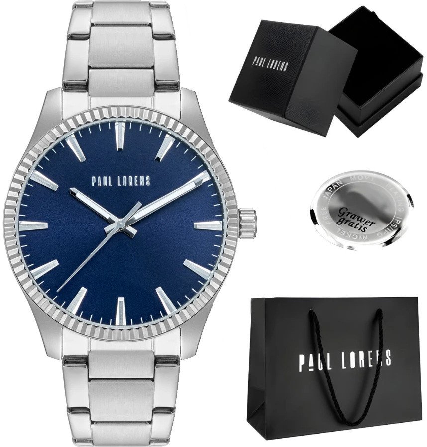 Zegarek męski Paul Lorens ELIAZ-6C1 Z GRAWEREM