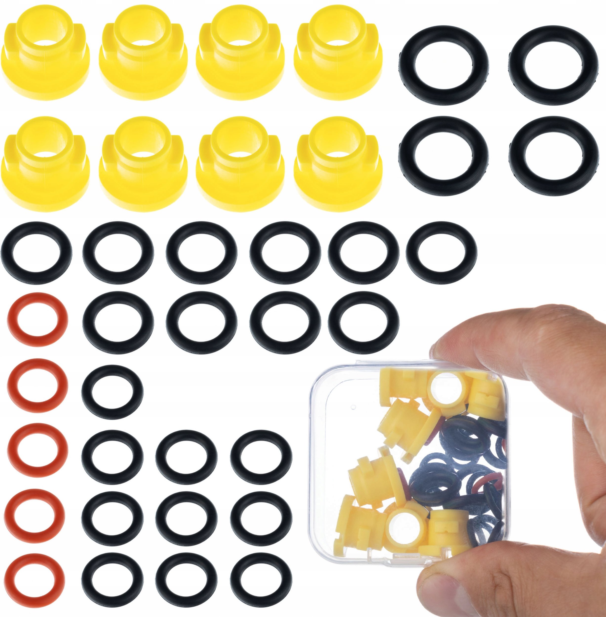 ZESTAW NAPRAWCZY 38W1 USZCZELKI ORINGI DYSZY WĘŻA KARCHER K2 K3 K4 K5 K6 K7