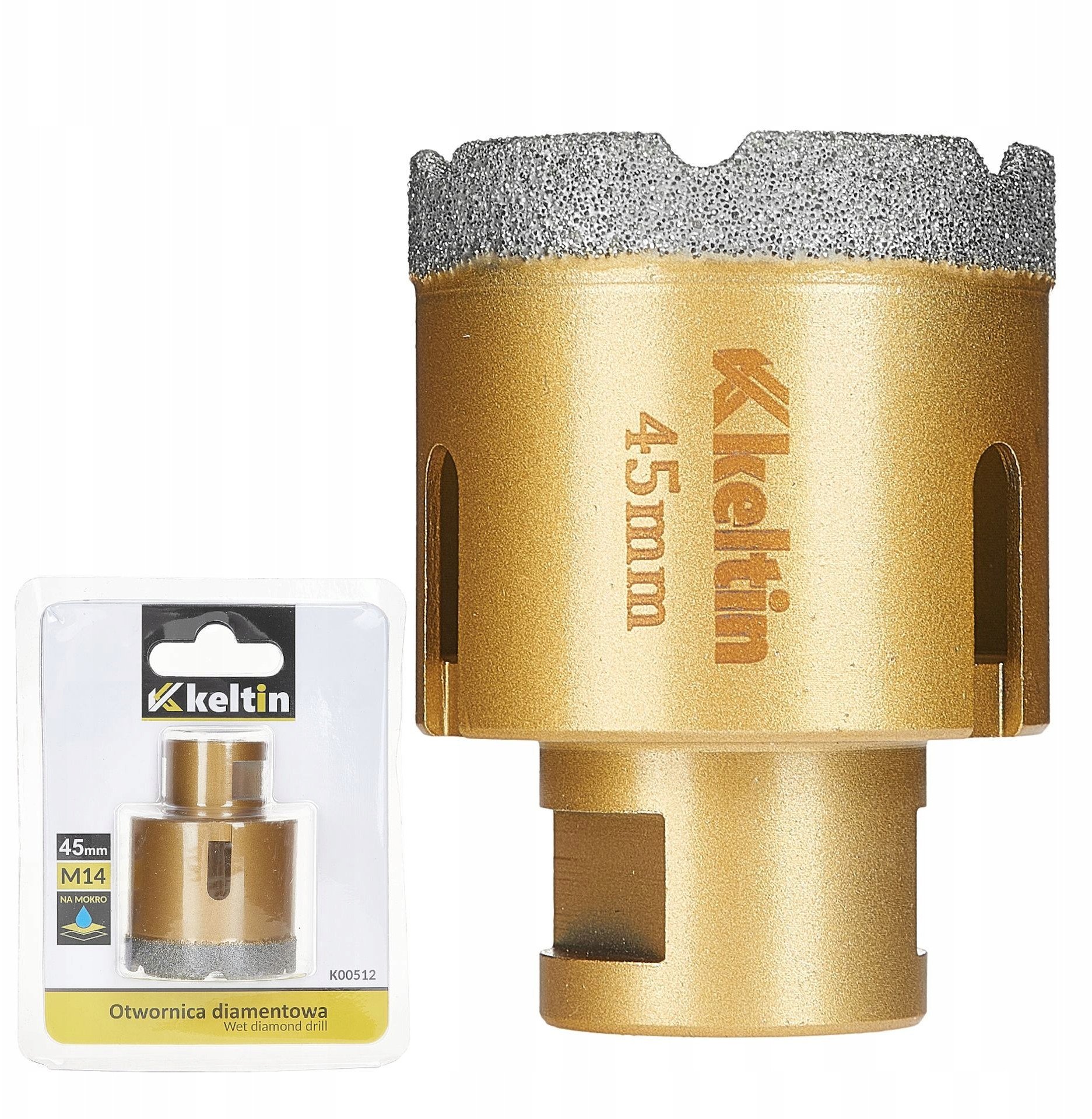 Otwornica diamentowa do gresu 45mm M14 (60)