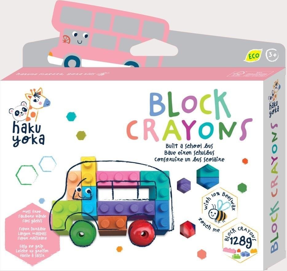 Kredki klocki - Szkolny autobus