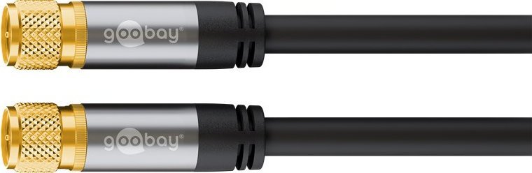 Kabel Goobay Antenowy (F) 5m czarny (JAB-4411054)