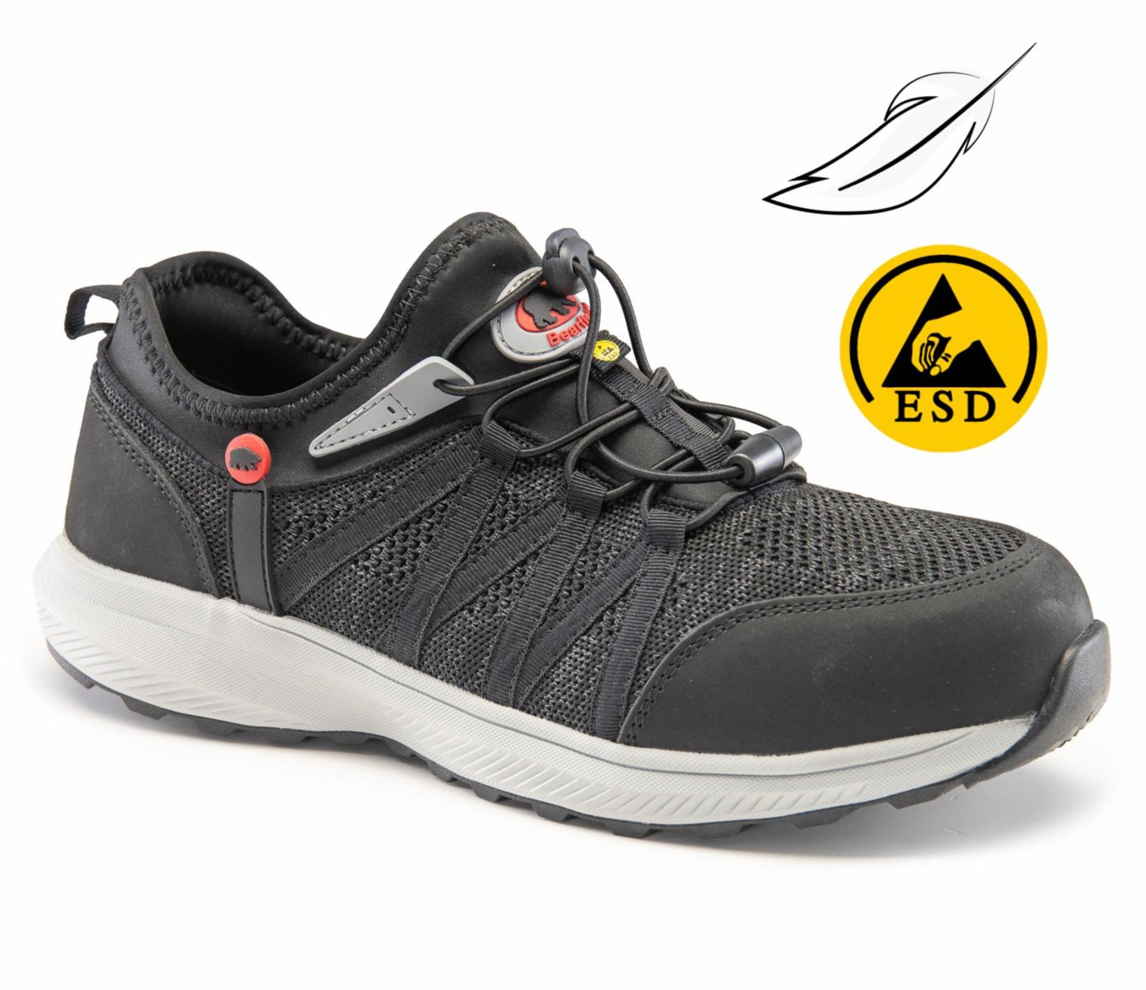 BBYO -PÓŁBUTY YORK S1PS SR FO ESD Podnosek: kompozytowy.Wkładka antyprzebiciowa: kevlarowa, 48