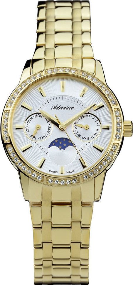 Zegarek Adriatica Zegarek A3601.1113QFZ Szafir Cyrkonie (4676)