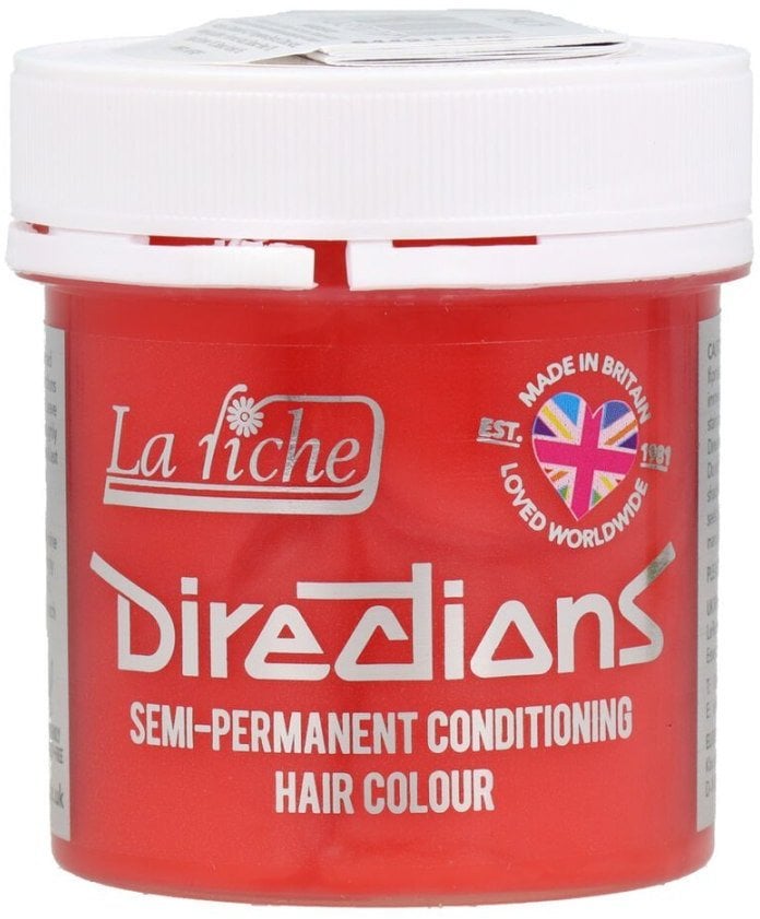 Odżywka do włosów ochraniająca kolor La Rich Directions Peach 88 ml Koloryzacja Półtrwała Czerwony